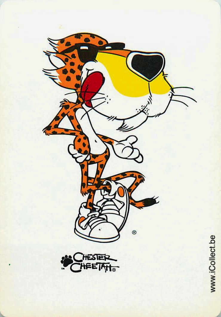 Single Swap Playing Cards Chips Chester Cheetah (PS02-21H) - Click Image to Close