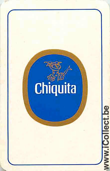Single Swap Playing Cards Food Fruit Banana Chiquita (PS12-10F)