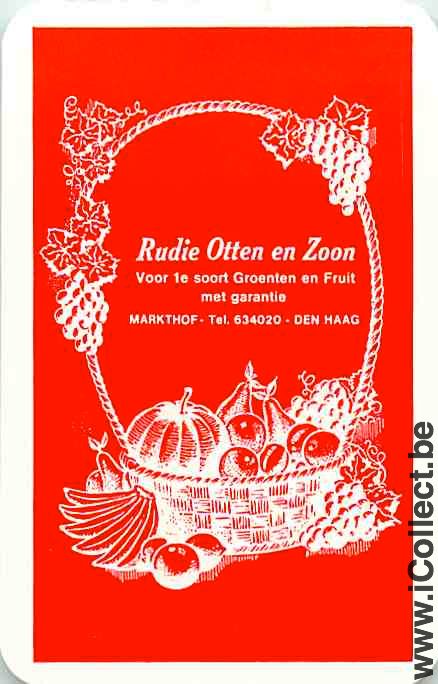 Single Playing Cards Food Fruit Rudie Otten (PS12-11A) - Click Image to Close