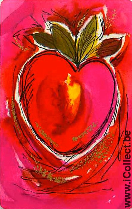 Single Swap Playing Cards Food Fruit Apple (PS12-11D) - Click Image to Close