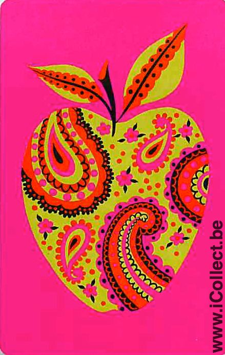 Single Playing Cards Food Fruit Apple (PS12-13A)