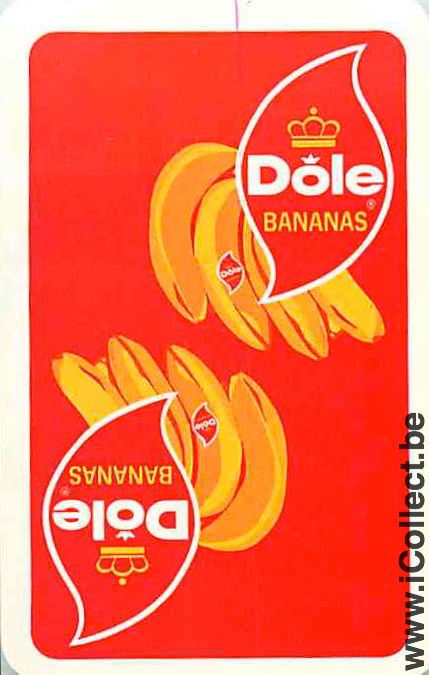 Single Playing Cards Food Fruit Dole Bananas (PS12-44A)