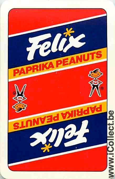 Single Playing Cards Food Peanuts Felix Paprika (PS11-03C) - Click Image to Close