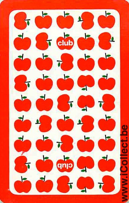 Single Swap Playing Cards Food Club Apple (PS13-57E)