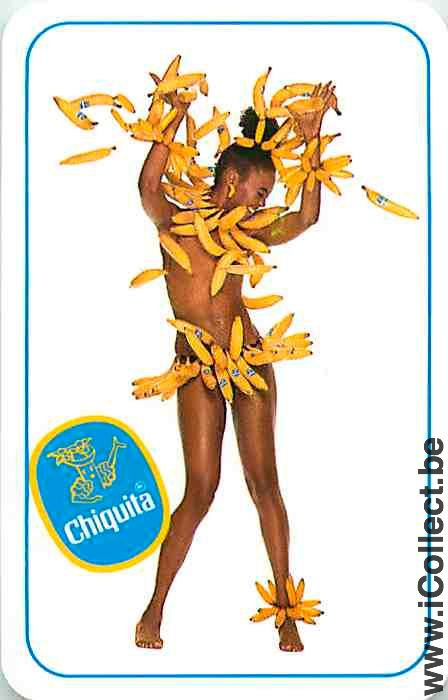 Single Swap Playing Cards Fruit Banana Chiquita (PS01-28I) - Click Image to Close