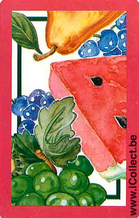 Single Playing Cards Food Fruits (PS15-07A)