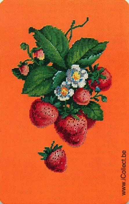 Single Swap Playing Cards Food Strawberry (PS20-57H)