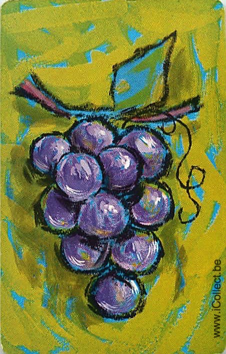 Single Swap Playing Cards Food Grapes (PS20-57I) - Click Image to Close