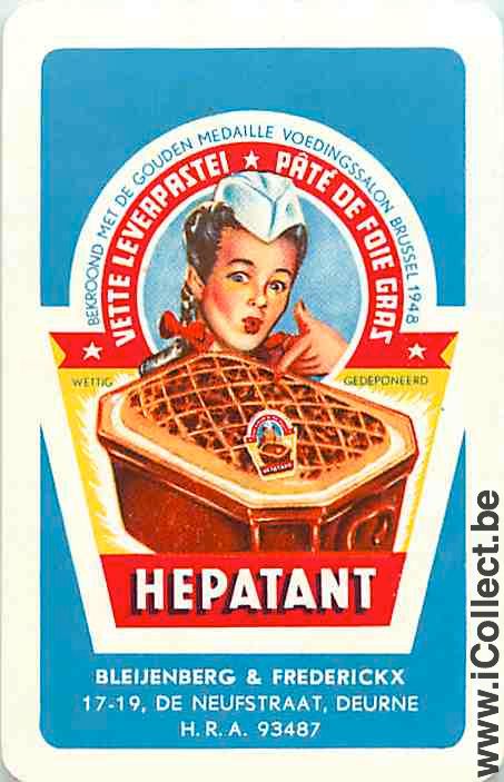 Single Swap Playing Cards Food Hepatant (PS12-21E) - Click Image to Close