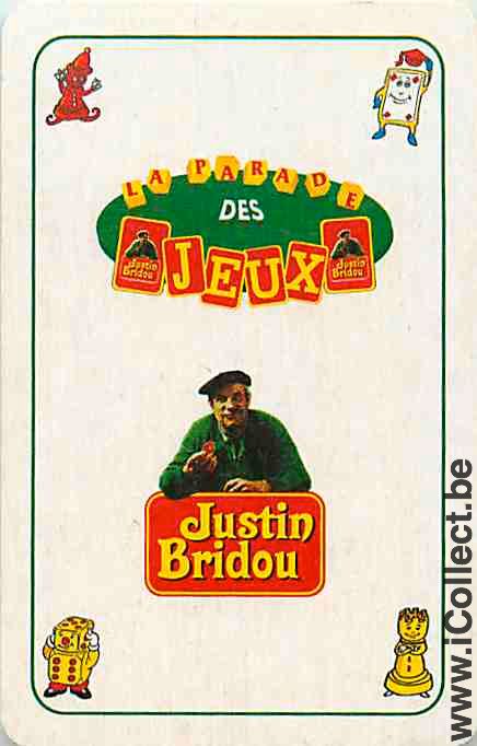 Single Playing Cards Food Justin Bridou (PS12-22G) - Click Image to Close
