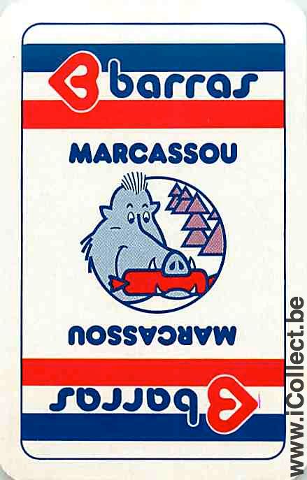 Single Swap Playing Cards Food Barras Marcassou (PS12-51E) - Click Image to Close