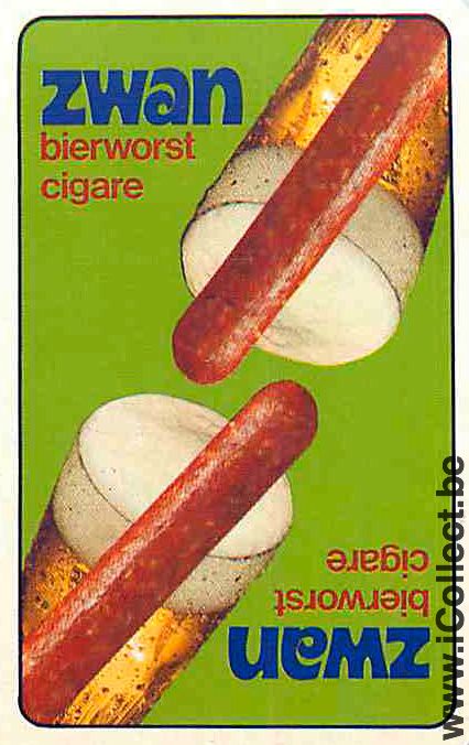 Single Swap Playing Cards Food Zwan Sausage (PS12-52A)