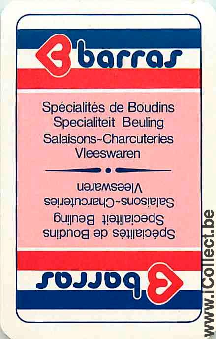 Single Playing Cards Food Barras Marcassou (PS12-52G)