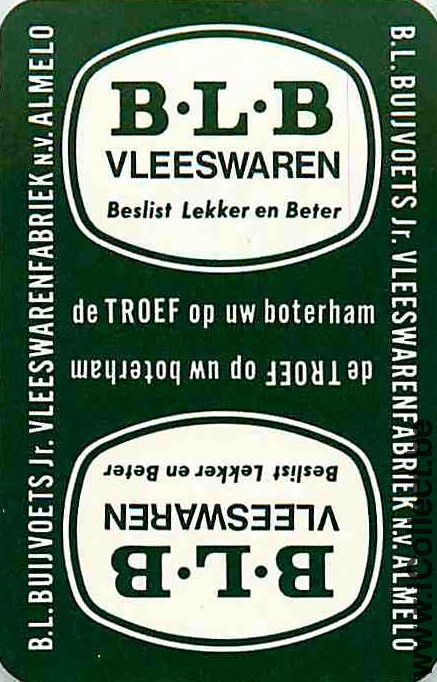 Single Playing Cards Food BLB Vleeswaren (PS13-60G)