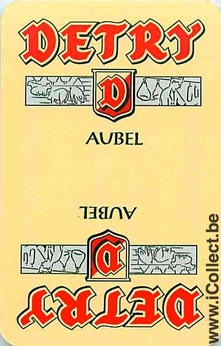 Single Playing Cards Food Detry Aubel (PS13-60I) - Click Image to Close
