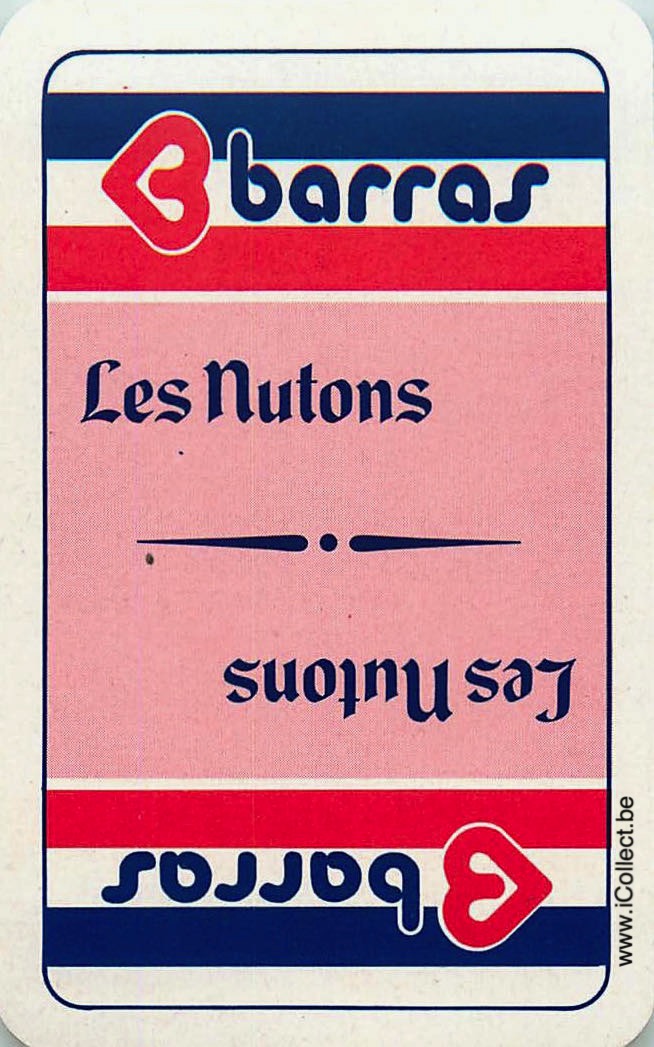 Single Swap Playing Cards Food Barras Nutons (PS20-01B) - Click Image to Close