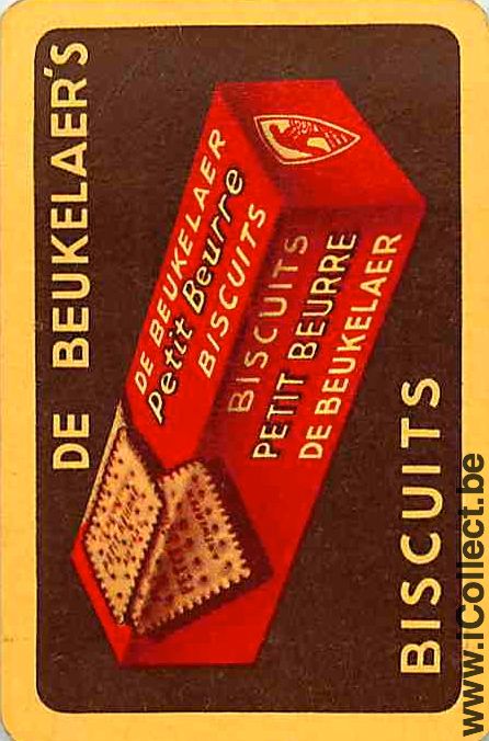 Single Swap Playing Cards Biscuit De Beukelaers (PS11-01B)