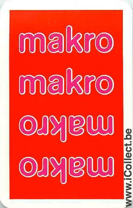 Single Swap Playing Cards Food Supermarket Makro (PS09-20C)