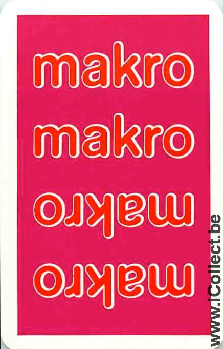 Single Swap Playing Cards Food Supermarket Makro (PS12-54H) - Click Image to Close