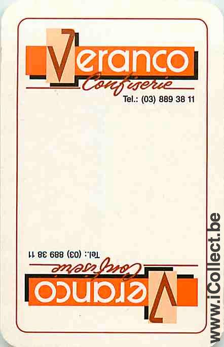 Single Swap Playing Cards Food Veranco Confiserie (PS05-04F) - Click Image to Close