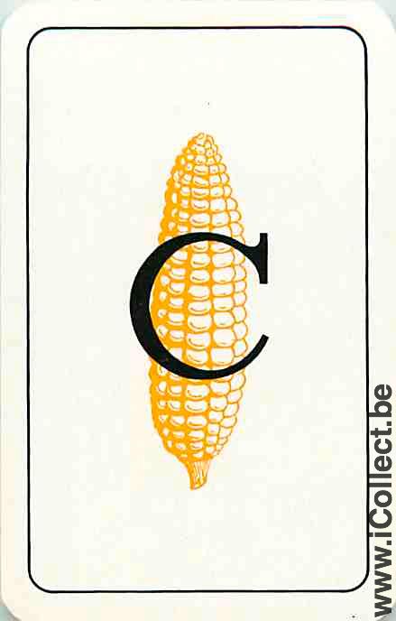 Single Playing Cards Food Corn (PS11-01I)