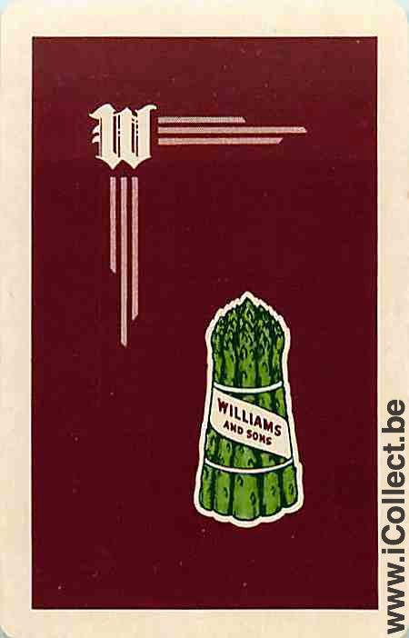 Single Playing Cards Food Salsufi Williams & Sons (PS11-02A)