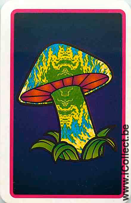 Single Playing Cards Food Mushroom (PS13-58H) - Click Image to Close