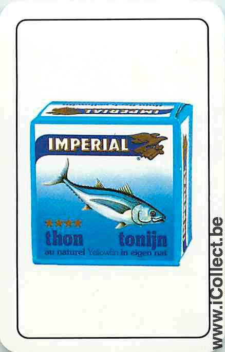 Single Playing Cards Food Fish Imperial Tuna (PS11-04D)