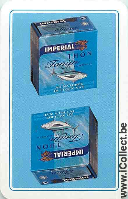 Single Swap Playing Cards Food Fish Imperial Tuna (PS11-04F) - Click Image to Close