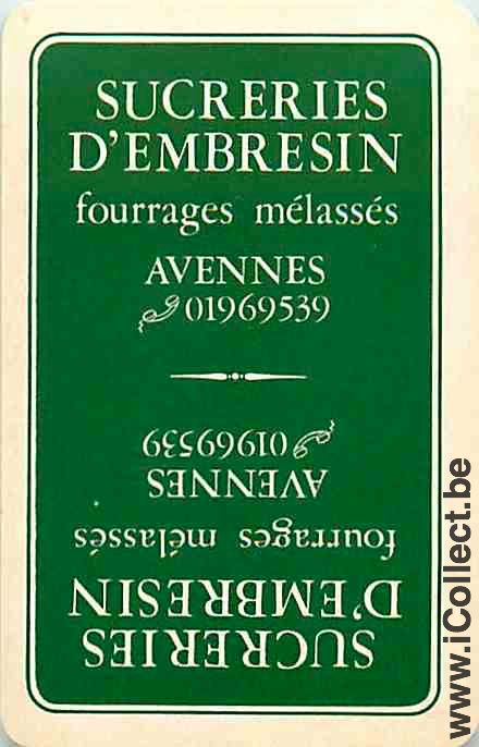 Single Playing Cards Food Embresin Sugar (PS15-09C)