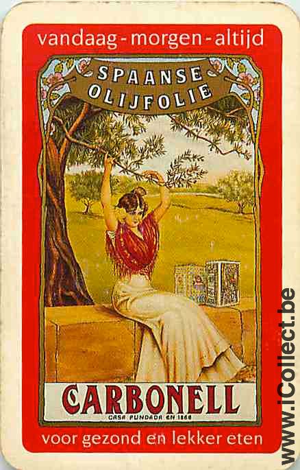 Single Playing Cards Food Carbonell Olive oil (PS15-10A)