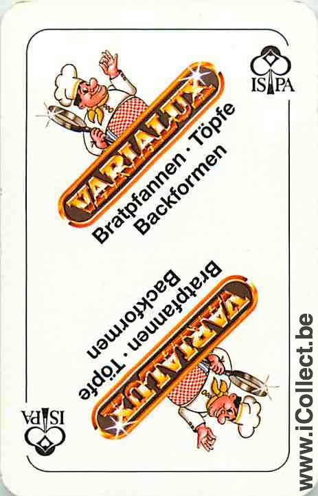 Single Playing Cards Food Varialux Pan (PS15-10B)