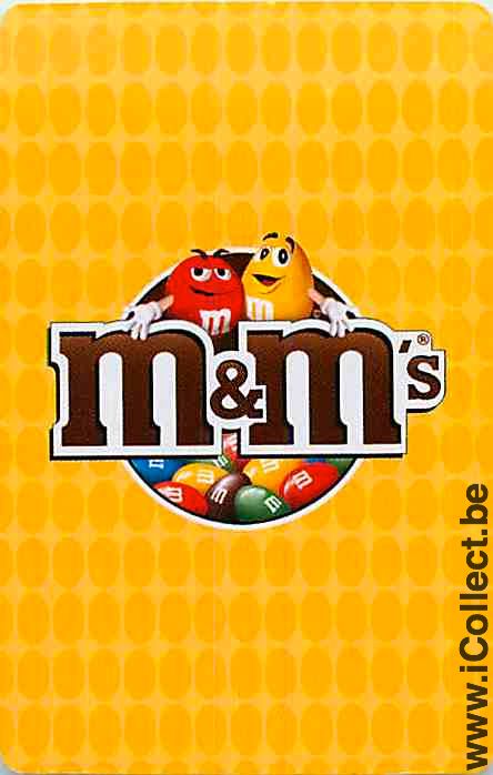 Single Swap Playing Cards Food M&Ms (PS05-19I) - Click Image to Close
