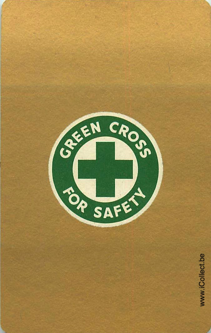 Single Swap Playing Cards Health Green Cross (PS23-06E)