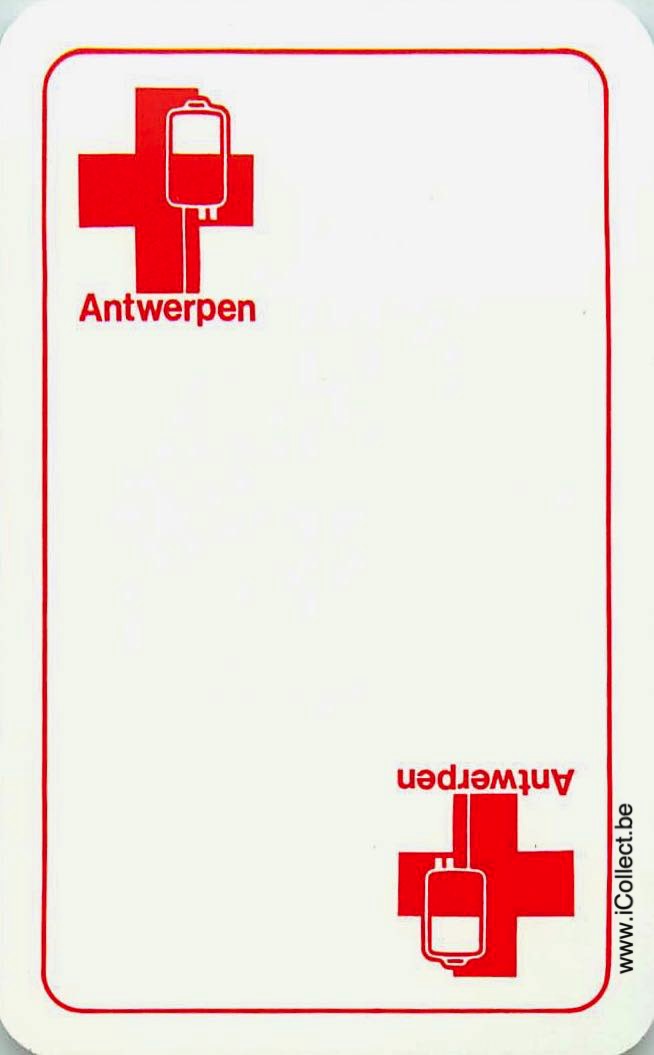 Single Swap Playing Cards Health Red Cross Antwerpen (PS05-21E) - Click Image to Close