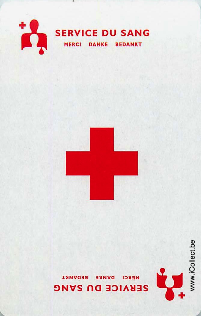 Single Swap Playing Cards Health Red Cross (PS01-54D)