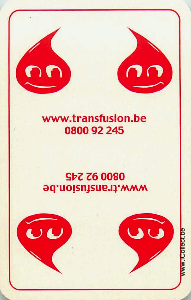 Single Swap Playing Cards Health Transfusion (PS05-42G) - Click Image to Close