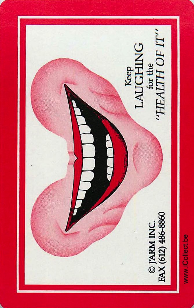 Single Swap Playing Cards Health J'Arm Smile (PS23-46I) - Click Image to Close