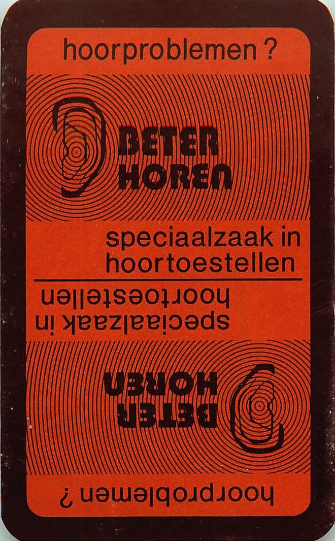 Single Swap Playing Cards Health Beter Horen (PS22-18I) - Click Image to Close