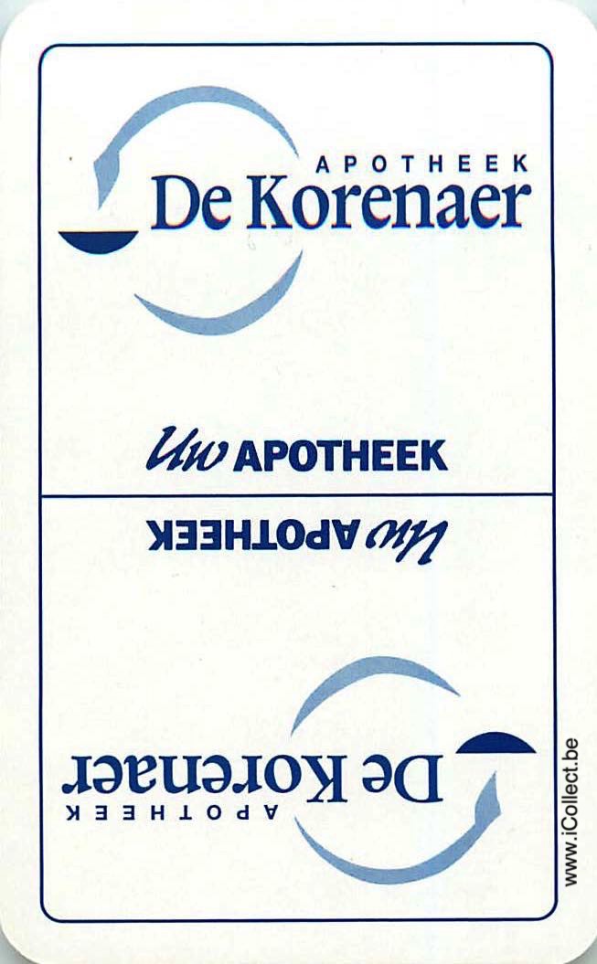 Single Swap Playing Cards Health De Korenaer (PS22-20A) - Click Image to Close