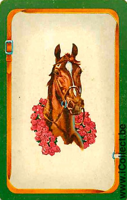 Single Playing Cards Horse Head to Right (PS04-59D)