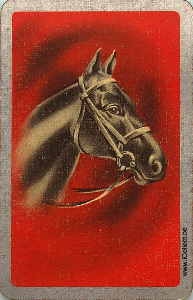 Single Swap Playing Cards Horse Head (PS13-06D)