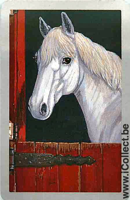 Single Playing Cards Horse Head to Left (PS08-10A)