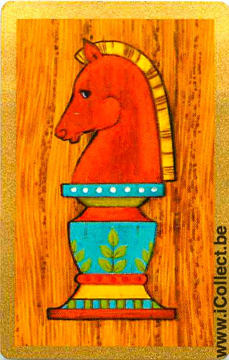 Single Playing Cards Horse Head to Left (PS08-10E)