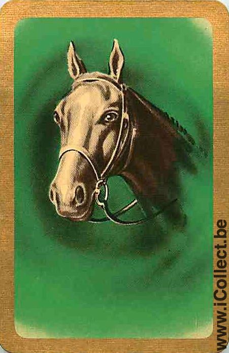 Single Swap Playing Cards Horse Head to Left (PS13-17A)