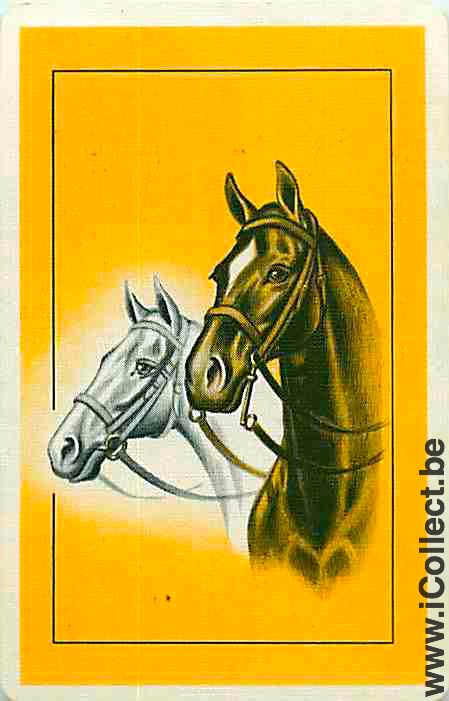 Single Playing Cards Horse Two heads (PS05-24E)