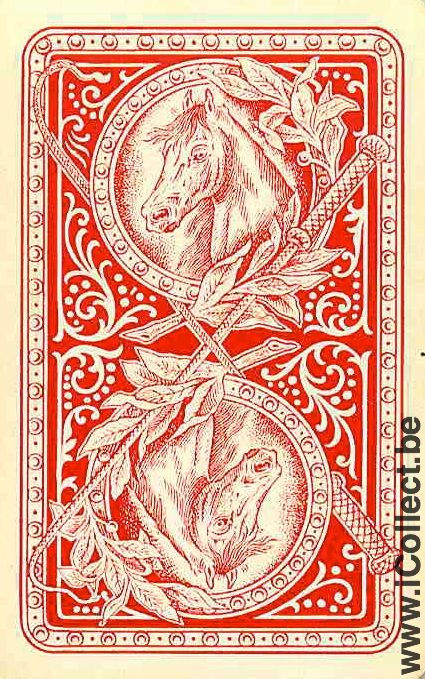 Single Swap Playing Cards Horse Two heads (PS05-25D)