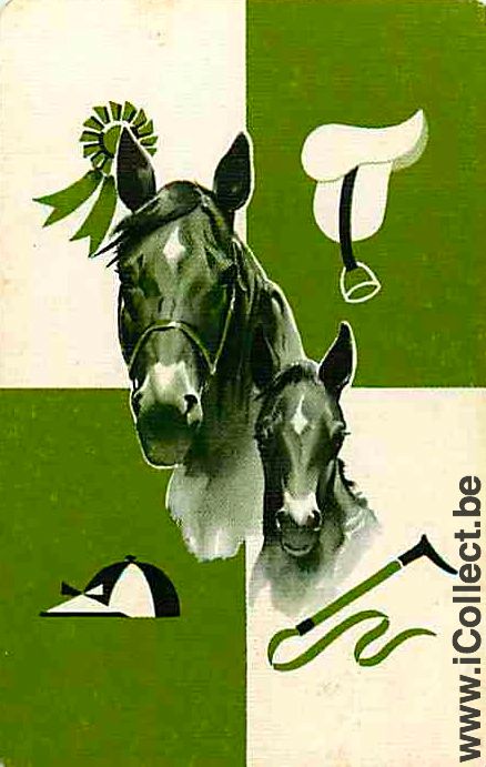 Single Playing Cards Horse Two Heads (PS04-59F)