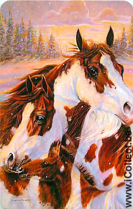 Single Playing Cards Horse 2 Heads (PS08-35D)