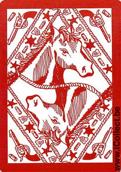 Single Swap Playing Cards Horse Two Heads (PS10-26F)